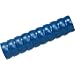 Loc-Line Vacuum Hose Component, Acetal Copolymer, 9 Elements Segment, 2-1/2" Hose ID, 1' Length