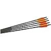 Barnett Outdoors Carbon Crossbow 20-Inch Arrows with Field Points (5 Pack)