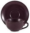 Amsterdam Tea Cup and Saucer - Plum