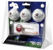 Southwest Missouri State Bears 3 Golf Ball Gift Pack With Cap Tool
