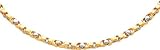 14K Two Tone Gold Fancy Link Bracelet 8.5