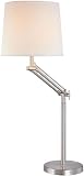 Aleda Polished Steel Swing Arm Table Lamp