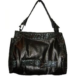 Women's Kathy Van Zeeland Purse Handbag Steel Comets Hobo