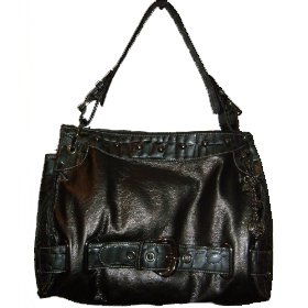 Women's Kathy Van Zeeland Purse Handbag Steel Comets Hobo