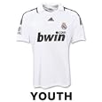 Real Madrid 08/09 Home Youth Soccer Jersey