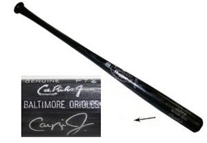 Cal Ripken Jr. Signed Orioles Baseball Bat