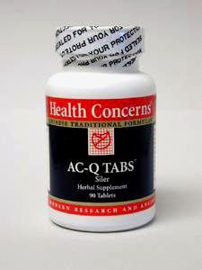 Health Concerns - AC-Q 90 tabs