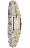 Seiko Women's SZZC40 Gold Brass Quartz Watch with White Dial