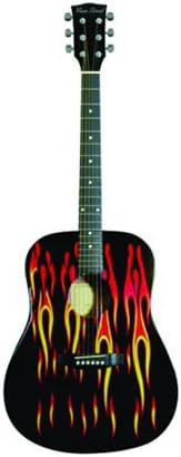 Acoustic & Electric Guitars & Bass Beginner Pack - Main Street Dreadnought Acoustic Spruce Top Guitar Model MAFL, Double Cutaway Electric Guitar in Tobacco Sunburst, Bass Guitar w/Spruce Top, Mini Amp & Beginner Book