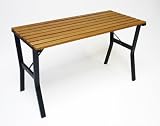 Hergestellt für DEMA Gartentisch  Modern  110 cm Holz/Metall