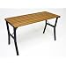 Hergestellt f�r DEMA Gartentisch "Modern" 110 cm Holz/Metall
