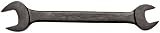 Martin BLK-1030 Forged Alloy Steel 11/16 x 7/8 Opening Offset 15 Degree Angle Double Head Open End W