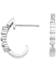 Pair of 14K White Gold Diamond Earrings - 0.20 Ct. -- LIFETIME WARRANTY