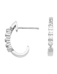 Pair of Platinum Diamond Earrings - 0.20 Ct. -- LIFETIME WARRANTY