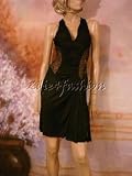 Roberto Cavalli - $2925 New ROBERTO CAVALLI Black Lace Ruched Dress 6 40