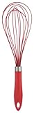 Cuisipro Soft-grip Silicone Balloon Whisks-Red, 10-Inch