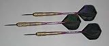 Purple Panthers 24 grams Knurled Grip Fixed Point Darts