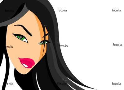 'Fashion Doll Face' Wall Decal - 48