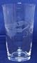 Individually Hand Etched Fishing Fly Tumbler Glass 7"H Set / 4
