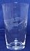 Individually Hand Etched Fishing Fly Tumbler Glass 7"H Set / 4
