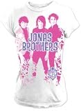 JONAS BROTHERS BAND "ART BLAST!" SHIRT *NEW JUNIORS* FULL FRONT JONAS BROTHERS T-SHIRT