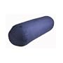 10" X 29" Round Yoga Bolster - Removable Canvas Cover, Natural Cotton Filler, Navy Blue