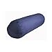 10″ X 29″ Round Yoga Bolster – Removable Canvas Cover, Natural Cotton Filler, Navy Blue
