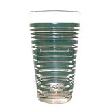 Fiesta Evergreen Stripe 16-ounce Glass Cooler