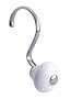 InterDesign York Classic Shower Hooks, White, Set of 12