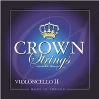 Crown 4/4 Cello String Set - Thick(Forte) Gauge - Chromesteel/Steel - Ball End