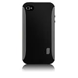 Case-Mate CM013302 Pop! Case for iPhone 4 - Fits Verizon and AT&T iPhone 4 - 1 pack Case - Bulk Packaging (Black/Cool Grey)