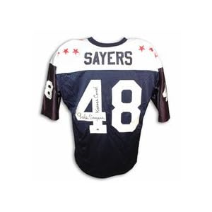 Buy Gale Sayers College All Star Autographed Authentic NCAA Football Jersey Inscribed with Kansas Comet...