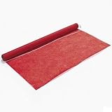 Fabric Oscar Party Movie Night RED Carpet Style Aisle Runner