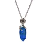 Final Fantasy: Blue Save Crystal Necklace ~ gkworld