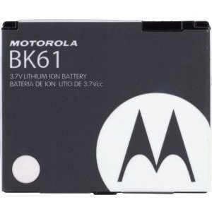 Motorola BK-61 Li-Ion Battery for Motorola VU204, i425, i425e, Z6c, SLVR, L2, L7, L9, ROKR E8, RIZR Z6, Z6c (Black)