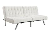 Dorel Home Products Emily Splitback Futon, White