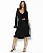Lauren by Ralph Lauren Plus Size Cascading Ruffle Dress