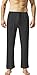 ZSHOW Men's Yoga Pants Fitness Pockets Yoga Pilates Harem Pants(Black,L)