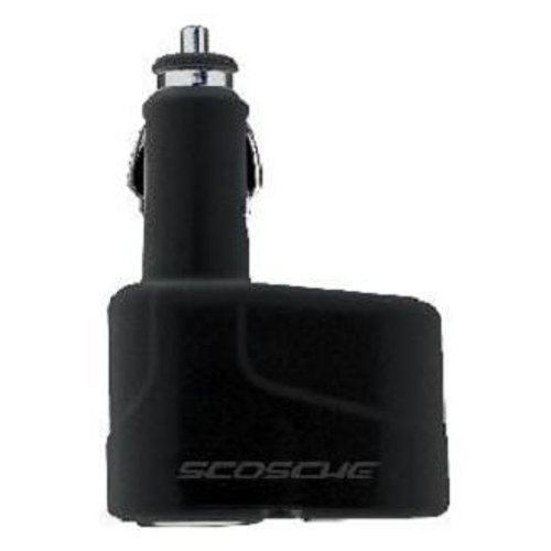 Universal Twin Car 12v Socket Adapter for Multiple Charging - iPod, iPhone, Cellphones, MP3 Players and more!