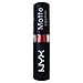 NYX Matte Lipstick MLS08 - Pure Red (Bright Red-Orange) Long Lasting Lipsticks Net Wt. 0.16 oz