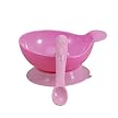 Danesco Bowl with Silicone Spoon Baby Set - Pink