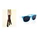 Classic Eighties Turquiose Wayfarer Sunglasses W/ Free Eyewear Cord