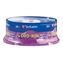 Verbatim 95310 8.5 GB 2.4X Dual-Layer DVD+R, 20-Disc Spindle