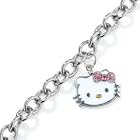 Gordon's Jewelers Just Hello Kitty Sterling Silver Small Enamel Bracelet with... by 