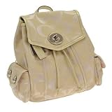 COACH（コーチ） コーチ POPPY ポピー シグネチャー サティーン ルレック バックバック リュックサック ライトカーキ/ゴールド 16696 SIGGD リュック・デイパック ■カラー クリームライトカーキ/ゴールド　内側：ピンク(bbco00286l) コーチ リュック
