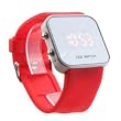 AIO style de sport de luxe LED Digital Mirror Watch - Rouge