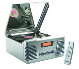 Childrens Toyshop  Electronics : Digitel Technology's: Nostalgic Music System inc CD player, Radio & Record Deck Nostalgc 1960's style - Available in: METALLIC SILVER/CHROME FINISH - RX-2-M