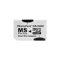 PhotoFast CR-5400 MicroSD to MS Pro Duo Adapter Dual Slot
