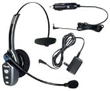 VXI BlueParrott Roadwarrior B250-XT Bluetooth Wireless Headset for Cell Phones/Computers with AC and Auto Chargers (202720)
