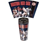 Boston RED SOX MLB Coffee or Cold drink TRAVEL MUG New